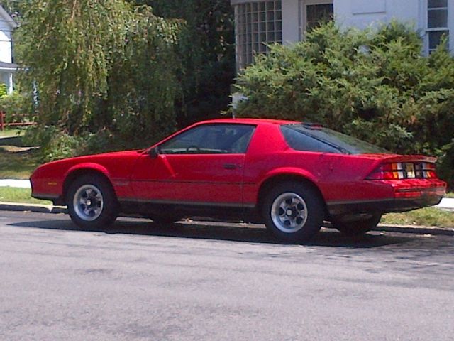 1986 Red Chevrolet Camaro Hatchback