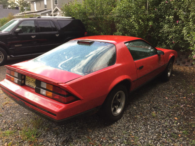 1986 Red Chevrolet Camaro Hatchback