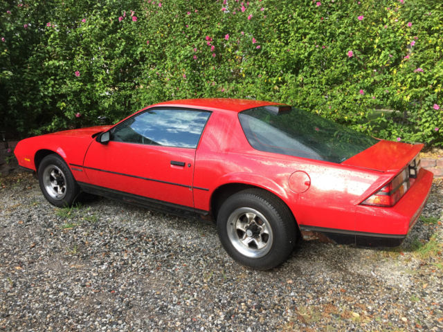 1986 Red Chevrolet Camaro Hatchback