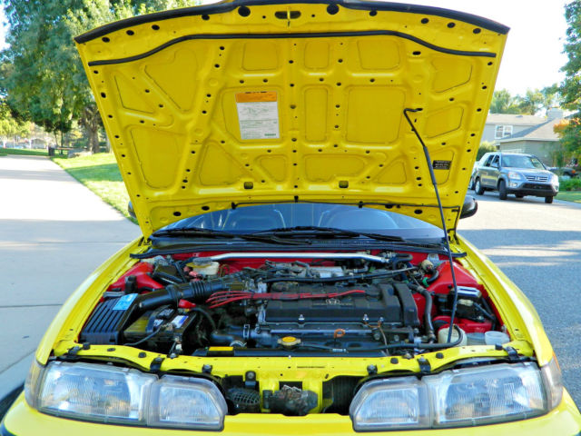 1990 RaCeTeK  YeLLoW Acura Integra