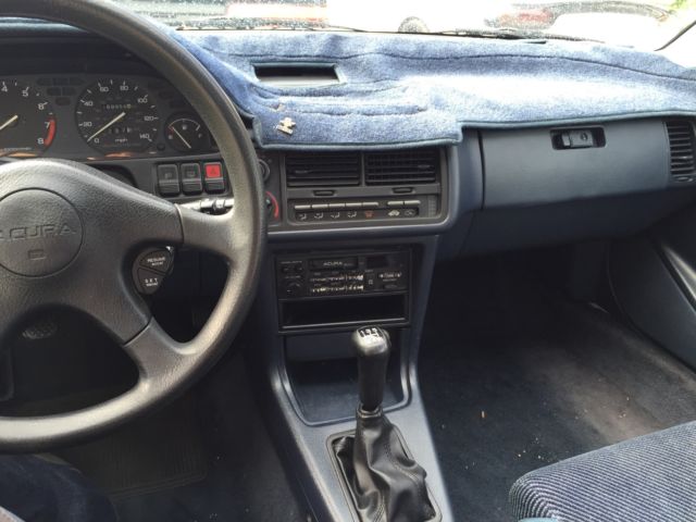 1992 White Acura Integra Hatchback