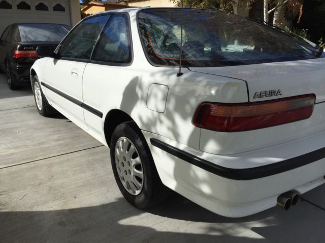1992 White Acura Integra Hatchback