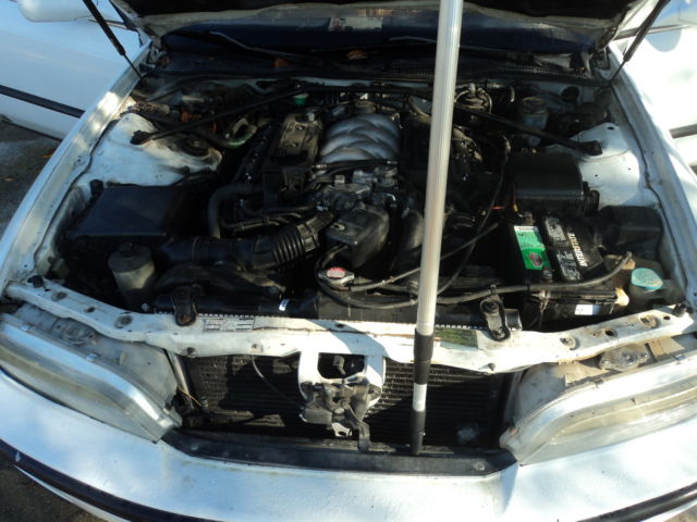 1991 White Acura Legend Sedan