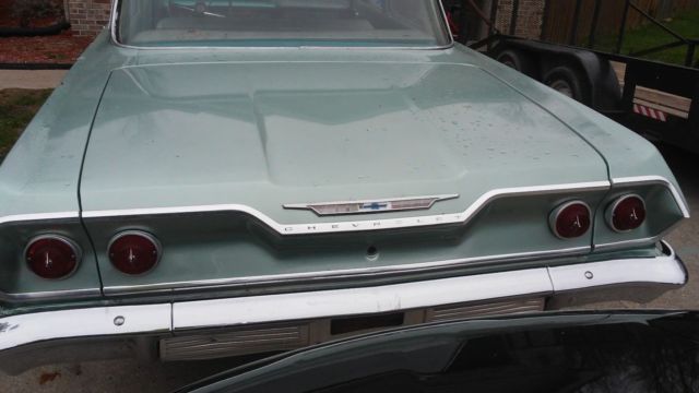 1963 Green Chevrolet Chevrolet 4 door