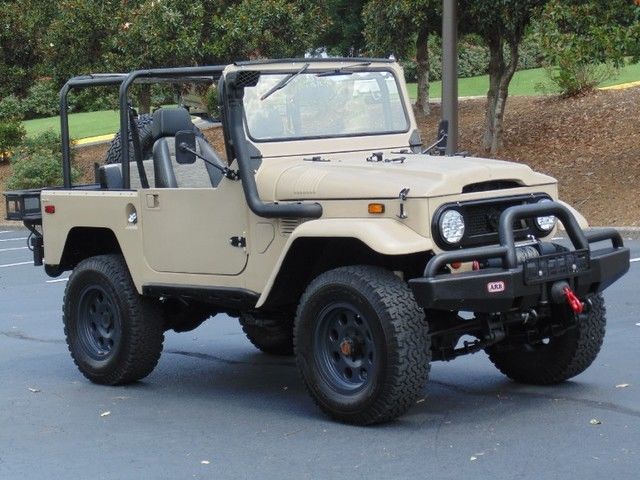 1971 Tan Toyota Land Cruiser Convertible