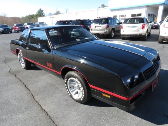 1987 Black Chevrolet Monte Carlo Coupe
