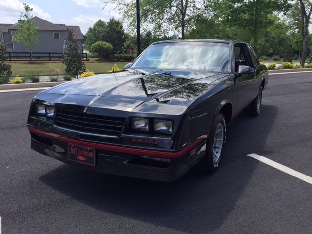 1987 Black Chevrolet Monte Carlo Coupe