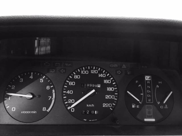 1989 Red Honda Accord