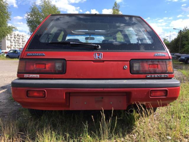 1989 Red Honda Accord