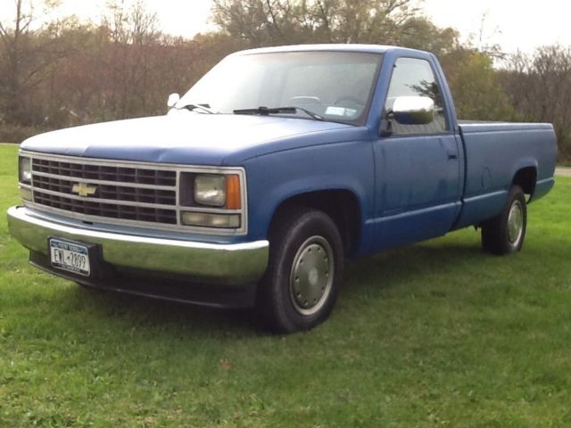 1992 Blue Chevrolet C/K Pickup 2500 Standard Cab Pickup
