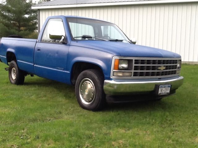 1992 Blue Chevrolet C/K Pickup 2500 Standard Cab Pickup