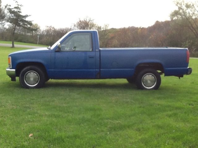1992 Blue Chevrolet C/K Pickup 2500 Standard Cab Pickup