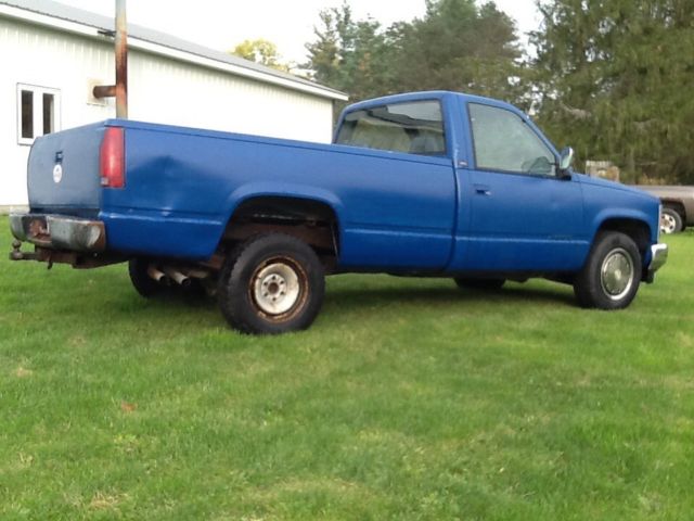 1992 Blue Chevrolet C/K Pickup 2500 Standard Cab Pickup
