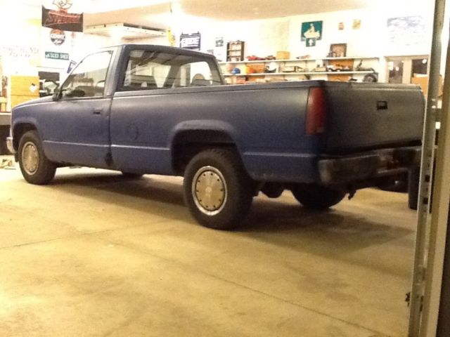1992 Blue Chevrolet C/K Pickup 2500 Standard Cab Pickup