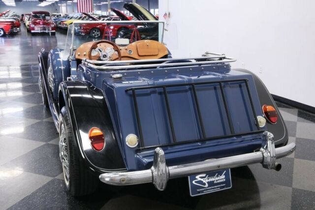 1936 Blue Jaguar SS100 Roadster