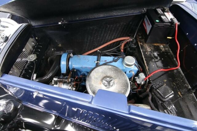 1936 Blue Jaguar SS100 Roadster