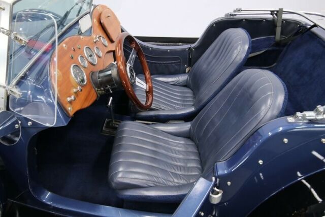 1936 Blue Jaguar SS100 Roadster