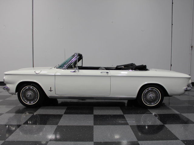1962 White Chevrolet Corvair Convertible