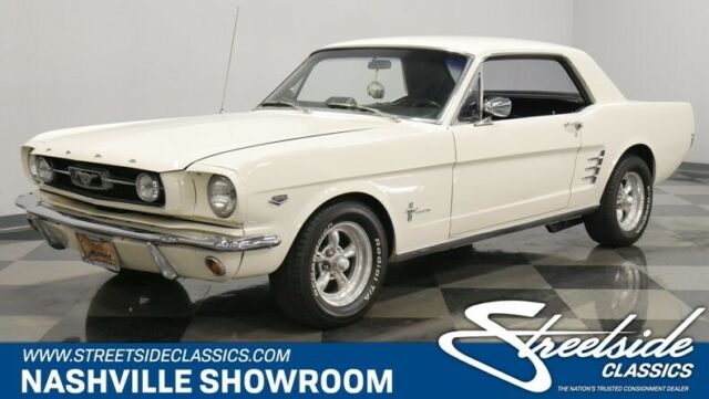 1966 White Ford Mustang Coupe