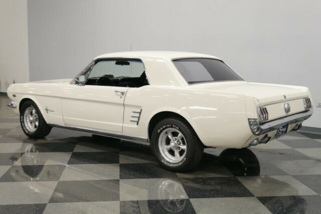 1966 White Ford Mustang Coupe