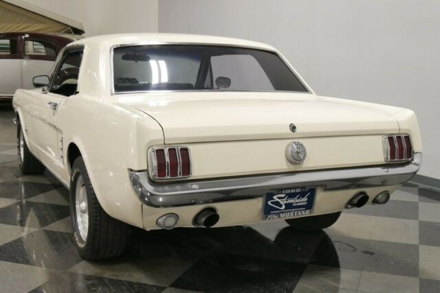1966 White Ford Mustang Coupe
