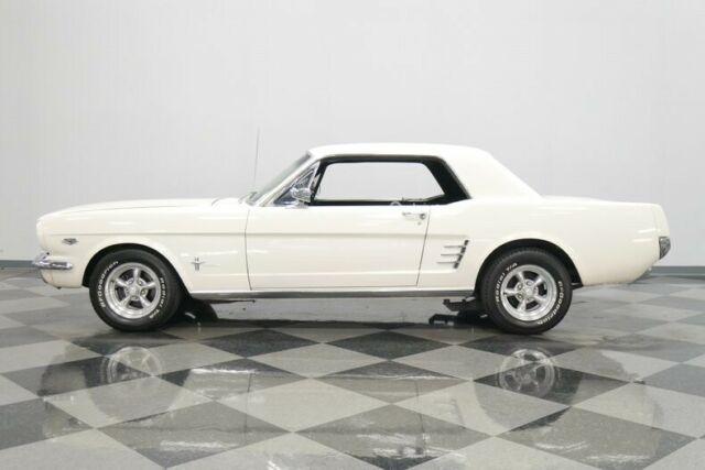1966 White Ford Mustang Coupe