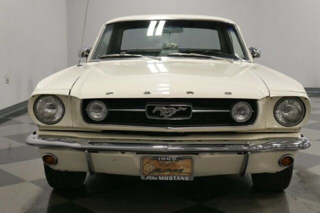 1966 White Ford Mustang Coupe
