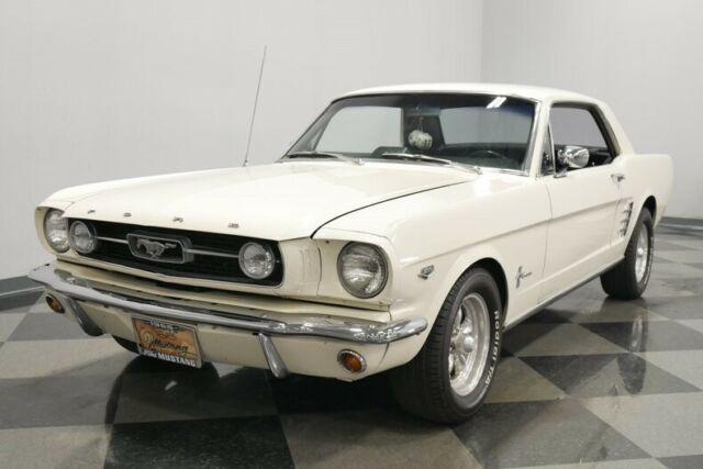 1966 White Ford Mustang Coupe