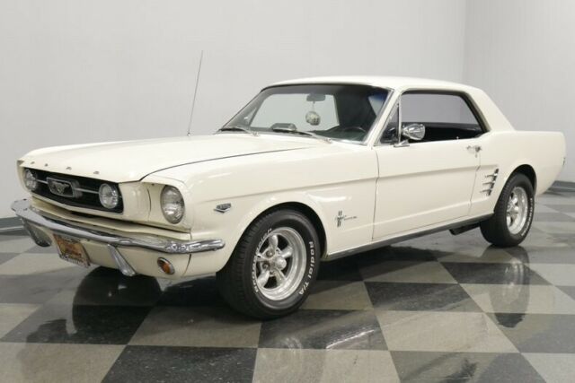 1966 White Ford Mustang Coupe