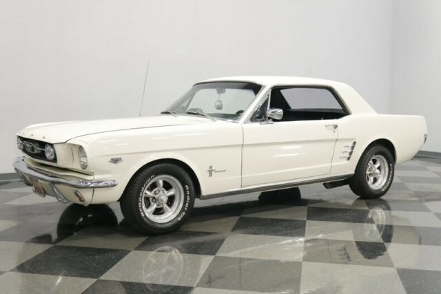 1966 White Ford Mustang Coupe