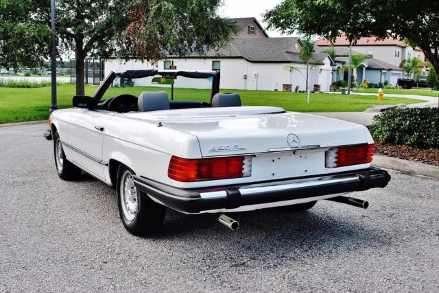 1980 White Mercedes-Benz SL-Class Convertible