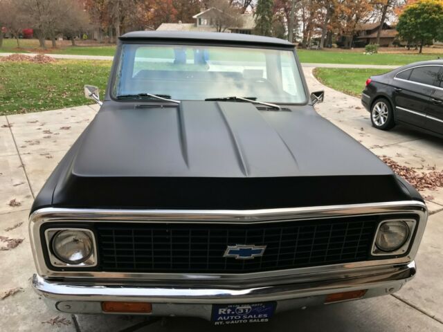 1972 Black Chevrolet C-10 Standard Cab Pickup