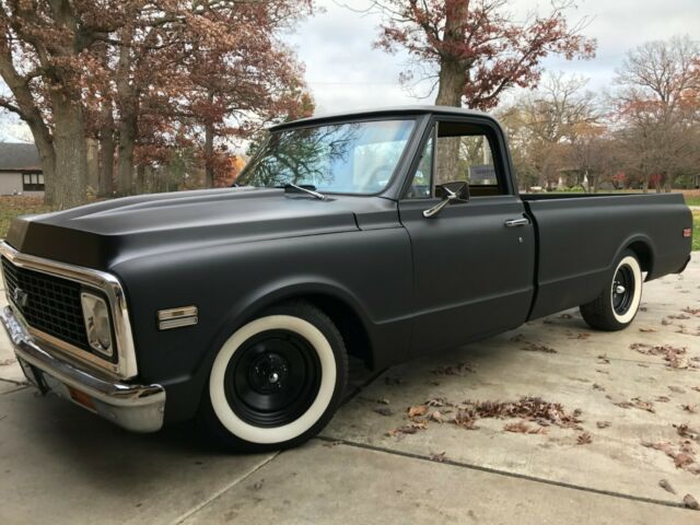 1972 Black Chevrolet C-10 Standard Cab Pickup