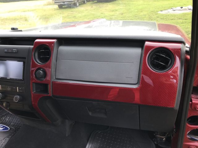 1969 Red Ford F-100 Coupe