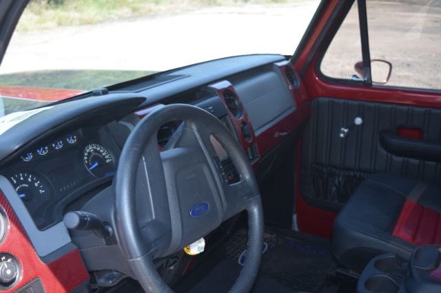 1969 Red Ford F-100 Coupe
