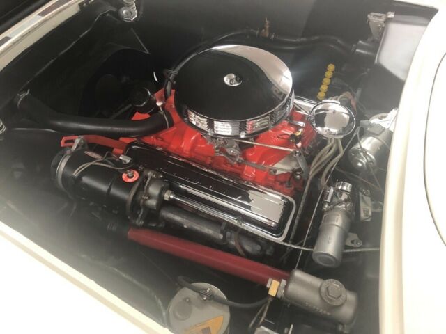 1954 White Chevrolet Corvette Convertible