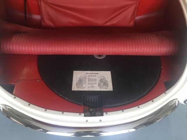 1954 White Chevrolet Corvette Convertible