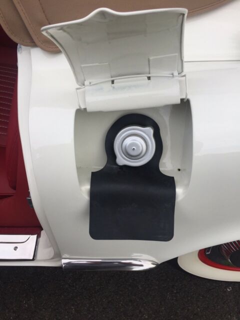 1954 White Chevrolet Corvette Convertible