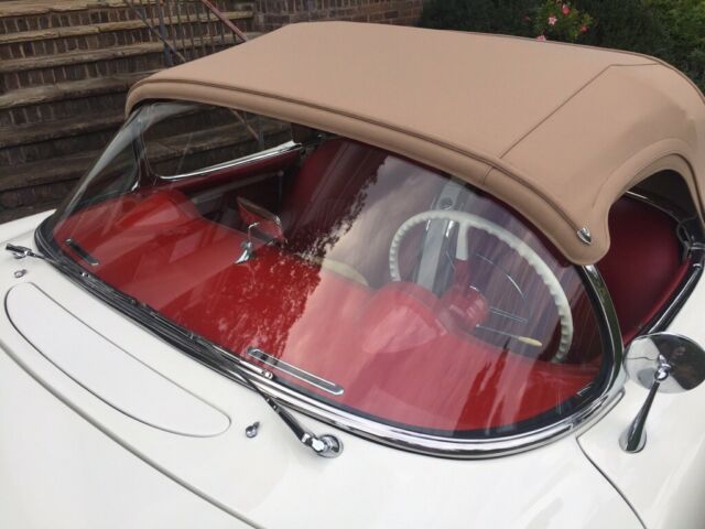 1954 White Chevrolet Corvette Convertible