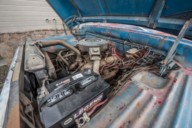 1970 Blue Dodge Power Wagon Wagon