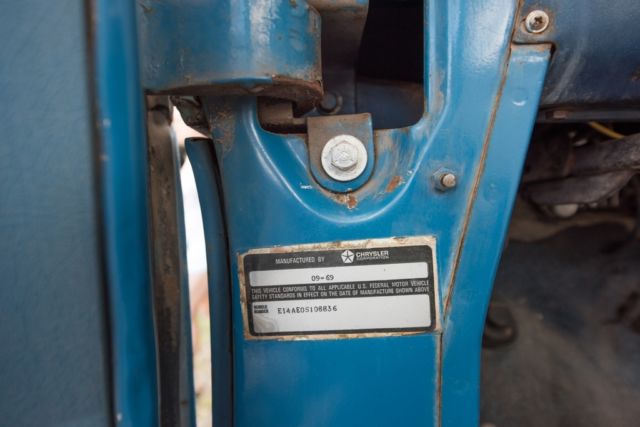 1970 Blue Dodge Power Wagon Wagon