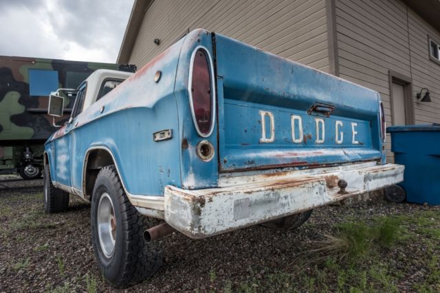 1970 Blue Dodge Power Wagon Wagon