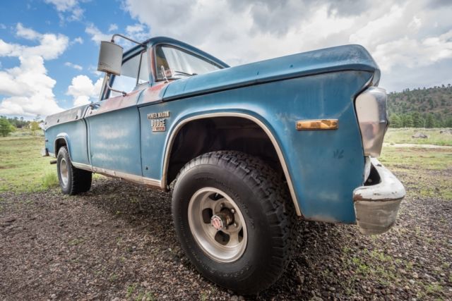 1970 Blue Dodge Power Wagon Wagon