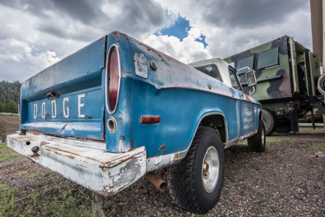1970 Blue Dodge Power Wagon Wagon