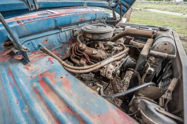 1970 Blue Dodge Power Wagon Wagon