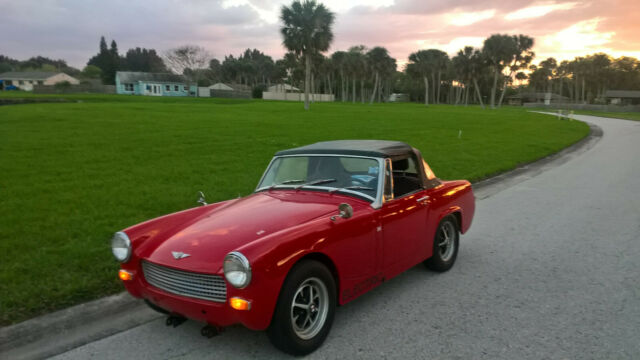 1969 Red Austin Healey Sprite