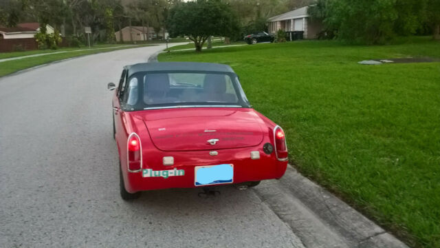 1969 Red Austin Healey Sprite