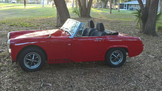 1969 Red Austin Healey Sprite
