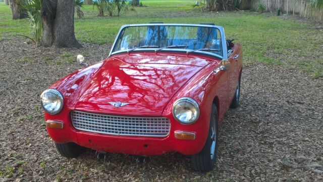1969 Red Austin Healey Sprite