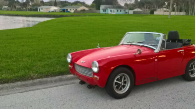1969 Red Austin Healey Sprite